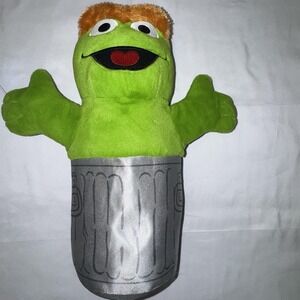 Sesame Street Oscar the Grouch 13" Plush Doll Just Play 18+ Months Kids Toy